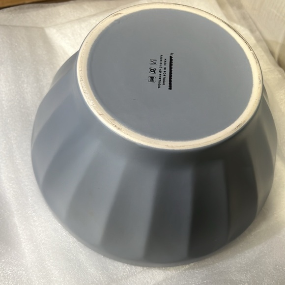 Anthropologie Matte Latte Serving Bowl NEW without box white - Picture 6 of 11